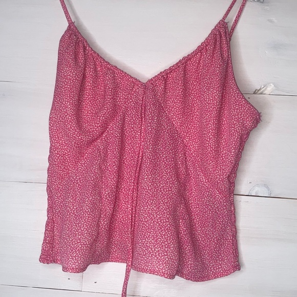 Sienna Sky Women's Pink Spaghetti Strapped Cropped Top - Large - Picture 1 of 5